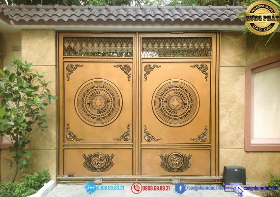 Cổng Nhôm Đúc Tại Quận 8