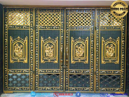 Cổng Nhôm Đúc Tại Quận 12